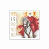 Offenbarung Die zweite kommende Armageddon-Apokaly Aufkleber (Vorderseite)