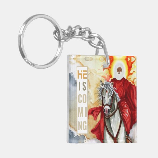 Offenbarung Die zweite kommende Armageddon-Apokaly Schlüsselanhänger (Vorderseite links)