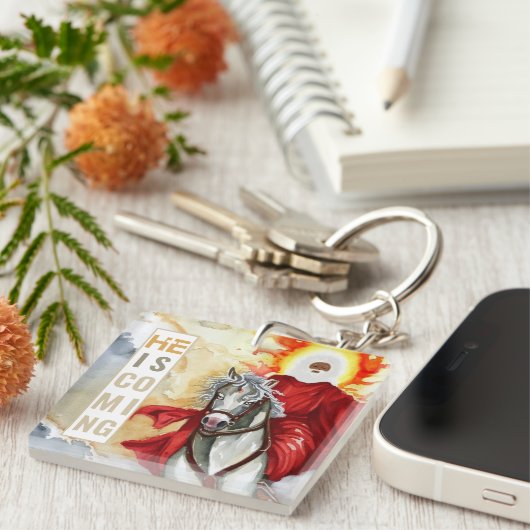 Offenbarung Die zweite kommende Armageddon-Apokaly Schlüsselanhänger (Vorderseite rechts)