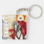 Offenbarung Die zweite kommende Armageddon-Apokaly Schlüsselanhänger (Rückseite)