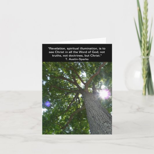 Offenbarung... Mitteilungskarte (Vorderseite)