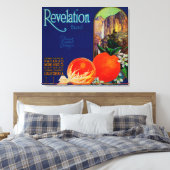 Offenbarung Orange LabelNaranjo, CA Leinwanddruck (Insitu (Schlafzimmer))