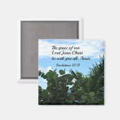 Offenbarungen 22:21 magnet (Vorderseite/Rückseite)