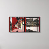 Offene Arbeit über die Open Red 11 Leinwand Fotomo (Vorderseite)