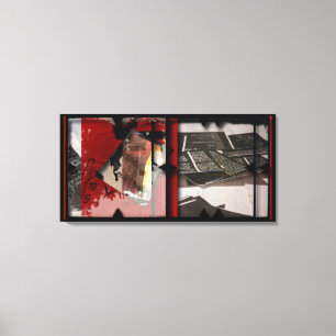 Offene Arbeit über die Open Red 11 Leinwand Fotomo