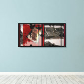 Offene Arbeit über die Open Red 11 Leinwand Fotomo (Insitu (Holzboden))