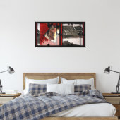 Offene Arbeit über die Open Red 11 Leinwand Fotomo (Insitu (Schlafzimmer))