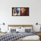 Offene Arbeit über die Open Red 13 Leinwand Fotomo (Insitu (Schlafzimmer))