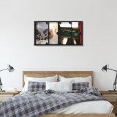 Offene Arbeit über die Open Red 14 Leinwand Fotomo (Insitu (Schlafzimmer))