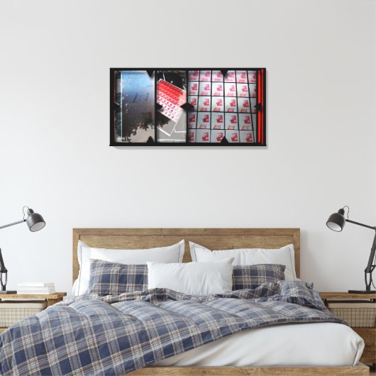 Offene Arbeit über die Open Red 15 Leinwand Fotomo (Insitu (Schlafzimmer))