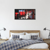 Offene Arbeit über die Open Red 18 Leinwand Fotomo (Insitu (Schlafzimmer))