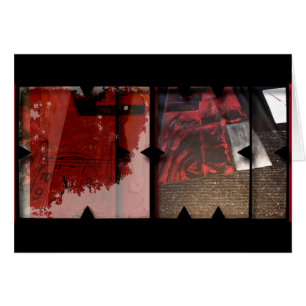 Offene Arbeit über die Open Red 7 Fotomontage