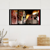 Offene Arbeit zum Open Red 5 Fotomontage Poster (Küche)