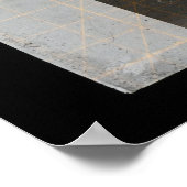 Offene Arbeit zum Open Red 8 Fotomontage Poster (Ecke)