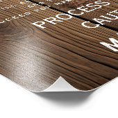 OFFENE BAR Holz Land Brauerei Party Fotodruck (Ecke)