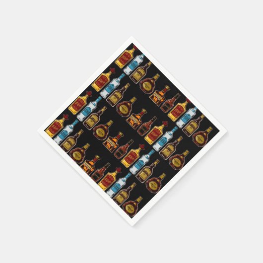 Offene Bar Serviette (Ecke)