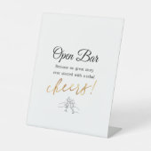 Offene Bar Sockelschild (Vorderseite)