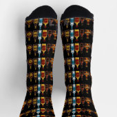 Offene Bar Socken (Oben)