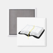 Offene Bibel Magnet (Vorderseite/Rückseite)