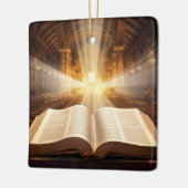 Offene Bibellichter Keramikornament (Links)