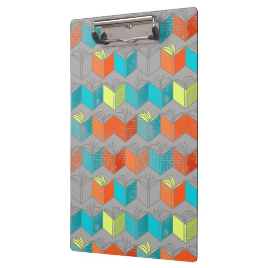 Offene Bücher Klemmbrett (Links)