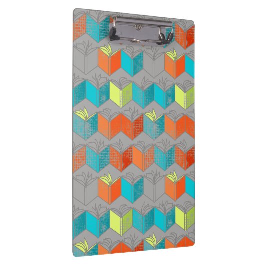 Offene Bücher Klemmbrett (Rechts)