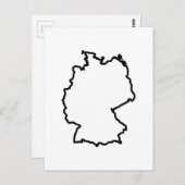OFFENE DEUTSCHE KONTUR POSTKARTE (Vorne/Hinten)
