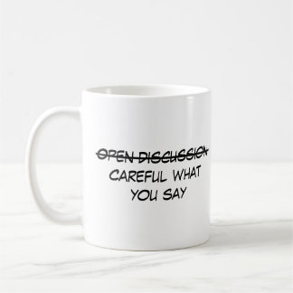 Offene Diskussion Kaffeetasse