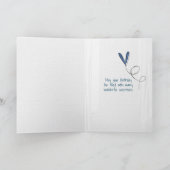 offene Fenster und Palme Karte (Innenseite)