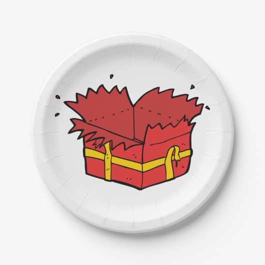 Offene Gegenwart Pappteller (Vorderseite)