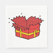 Offene Gegenwart Serviette (Vorderseite)