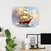 Offene Gewässer Poster (Heimbüro)