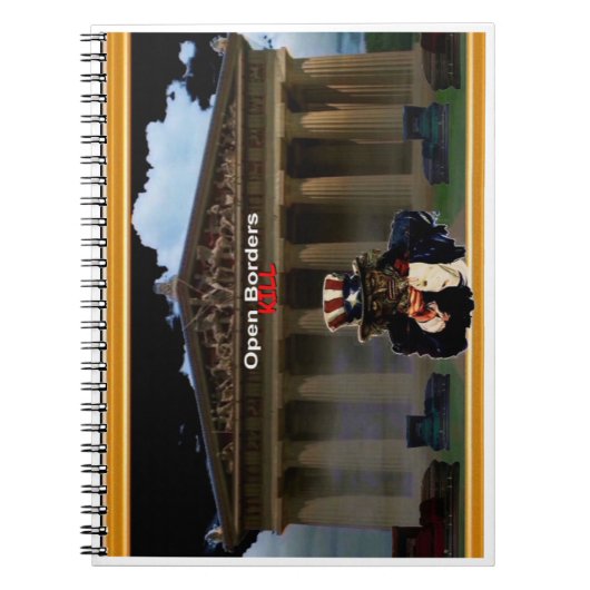 Offene Grenzen Notizblock (Vorderseite)