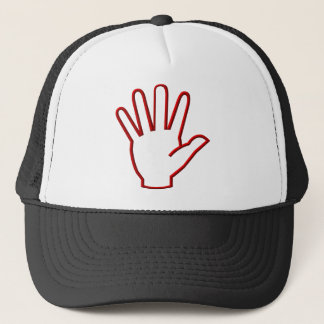 Offene Hand/hohe Fünf/Welle Truckerkappe