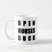 Offene Häuser sind zum Kotzen Kaffeetasse (Links)
