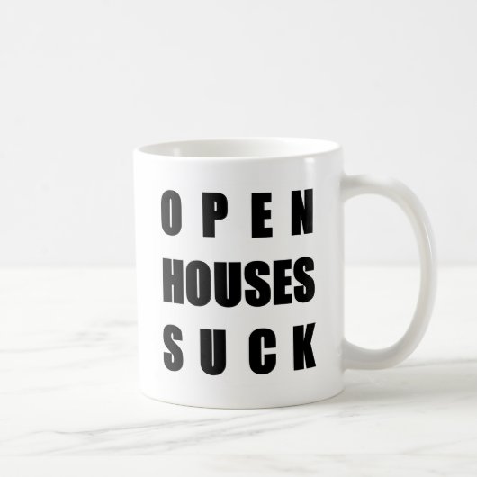 Offene Häuser sind zum Kotzen Kaffeetasse (Rechts)