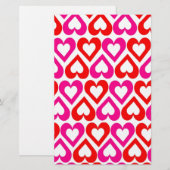 Offene Herzen Briefpapier (Vorne/Hinten)