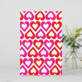 Offene Herzen Briefpapier (Stehend Vorderseite)