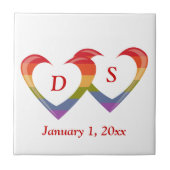 Offene Herzen Fliese (Vorderseite)