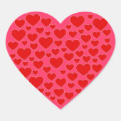 OFFENE Herzen Herz-Aufkleber (Vorderseite)