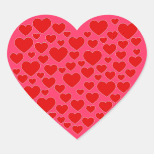 OFFENE Herzen Herz-Aufkleber