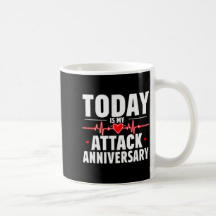 Offene Herzkrankheiten Herzattacke-Jahrestag-Ansti Kaffeetasse