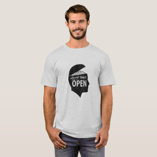 Offene Idee Zeichnend Motto, denken Sie an die Lüc T-Shirt