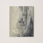 Offene Landschaft Thomas Gainsboroughs | mit Hirt Puzzle (Vertikal)