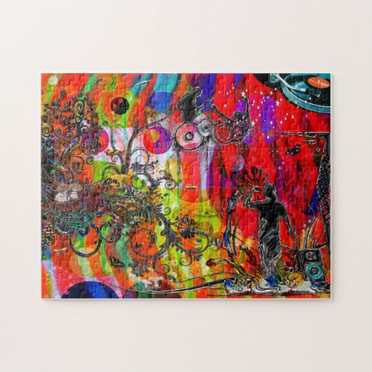 Offene Mikrofon nicht Endmusik Puzzle (Horizontal)