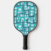 Offene moderne Rechtecke Mitte des Jahrhunderts Pickleball Schläger (Rückseite)
