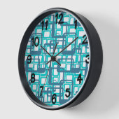 Offene moderne Rechtecke Mitte des Jahrhunderts Uhr (Winkel)