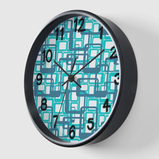 Offene moderne Rechtecke Mitte des Jahrhunderts Uhr (Winkel)