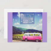 "Offene Straße" Postkarte (Vorne/Hinten)