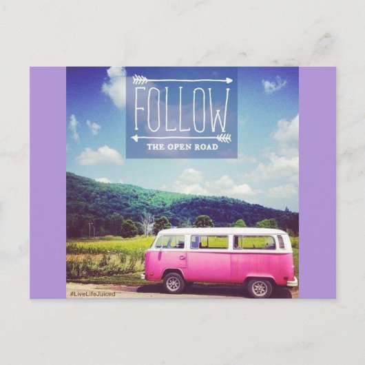 "Offene Straße" Postkarte (Vorderseite)